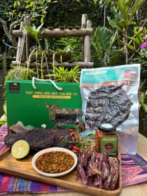 Thịt trâu gác bếp Tây Bắc