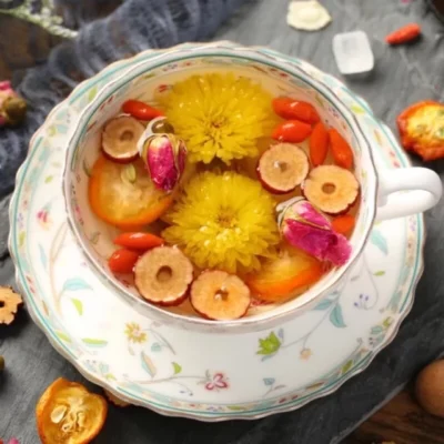 Trà táo đỏ, kỷ tử đông trùng hạ thảo